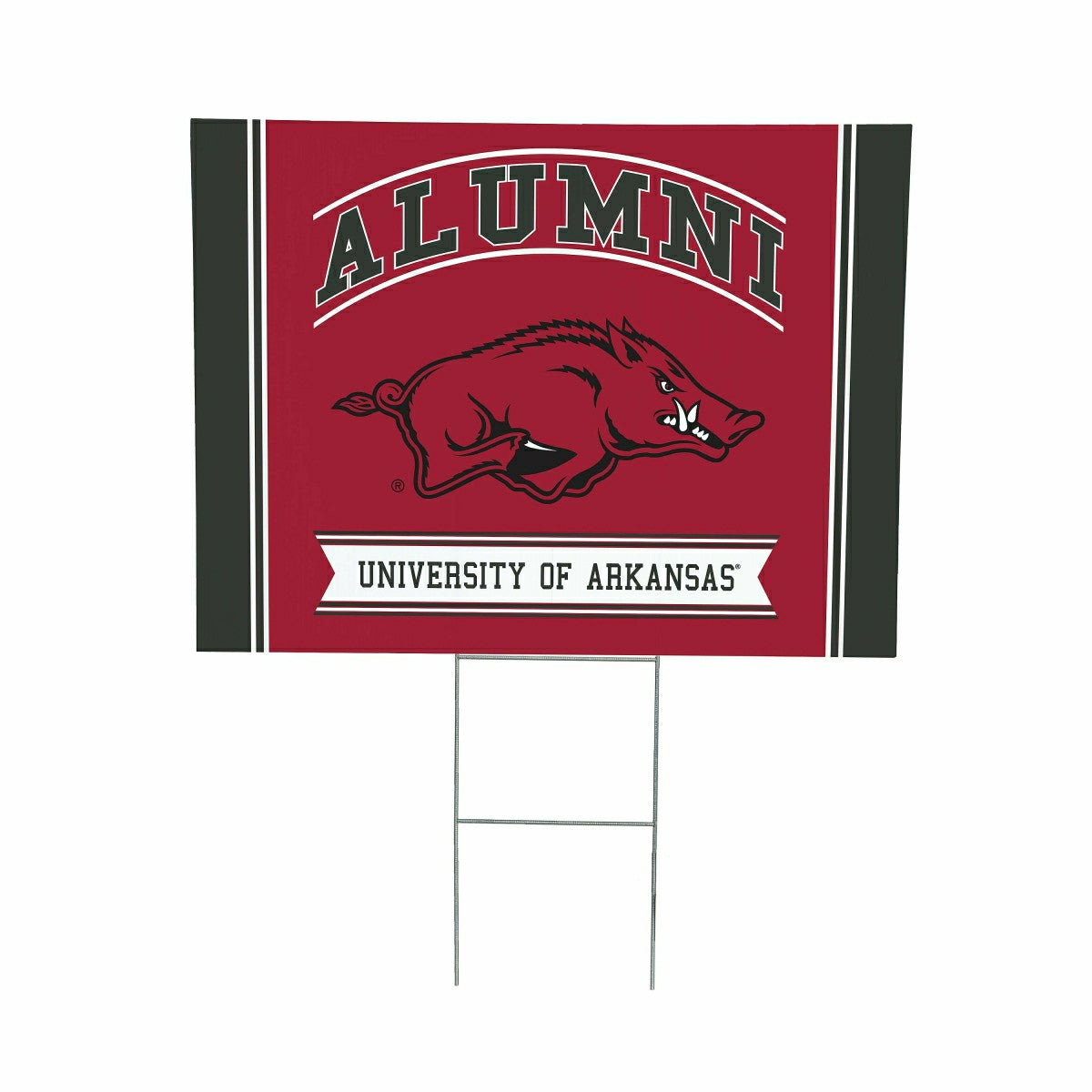 University of Arkansas Coroplast Yard Sign Alumni - Collegiate Home