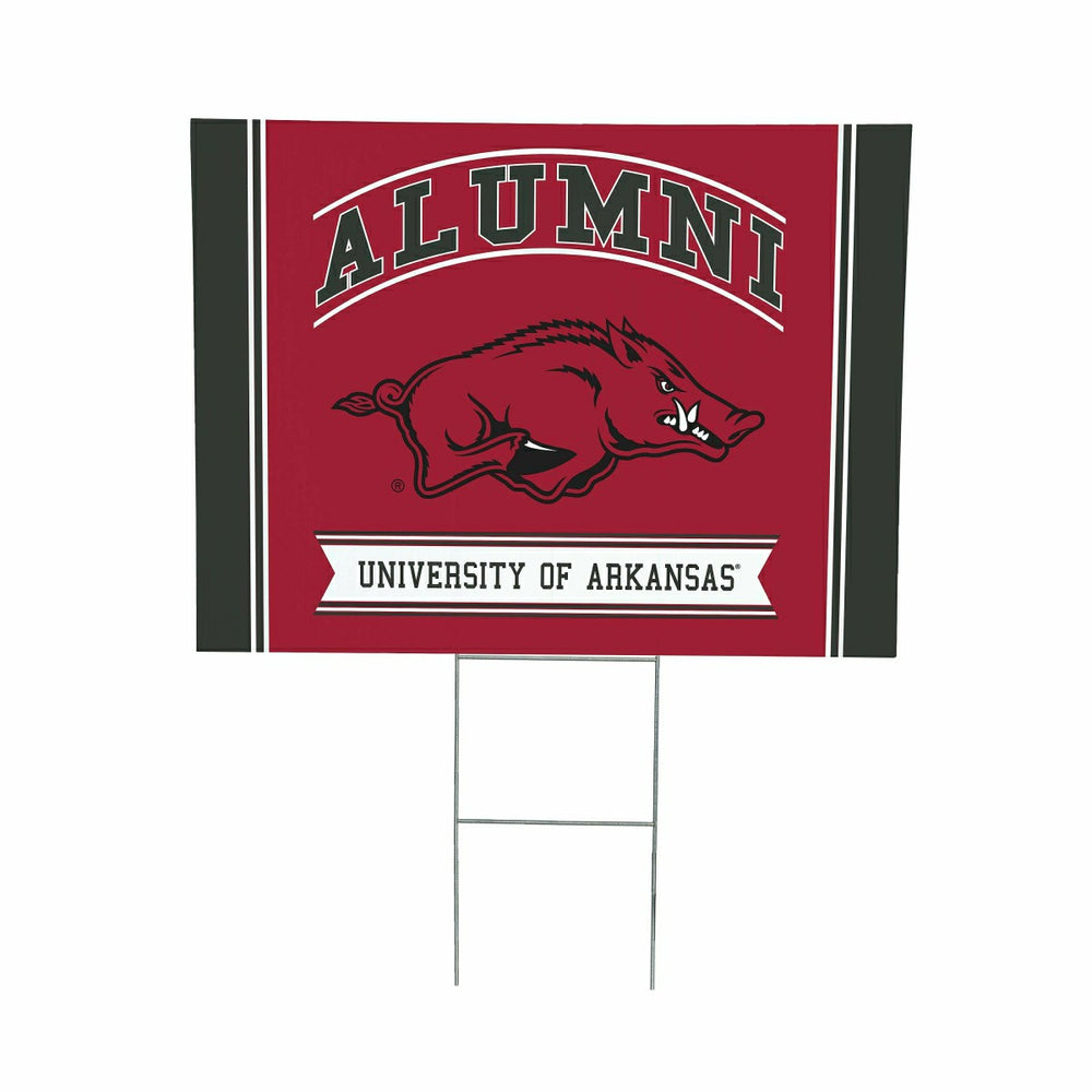 University of Arkansas Coroplast Yard Sign Alumni - Collegiate Home