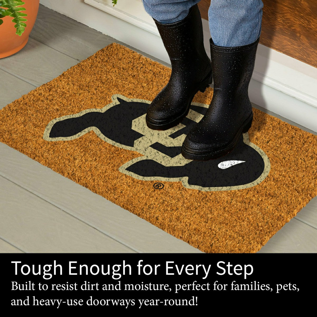 Coir Mat, 16"x28", University of Colorado - Collegiate