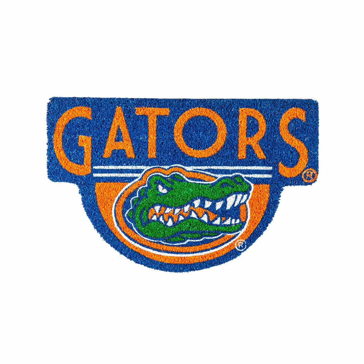 NCAA Team Shaped Coir Door Mat, Florida Gators - Collegiate