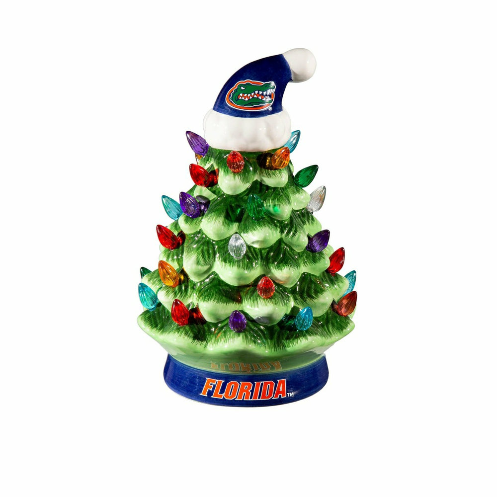 8" LED Ceramic Christmas Tree, University of Florida - Collegiate Home