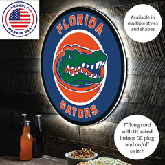 LED Wall Decor, Round, University of Florida - Collegiate Home