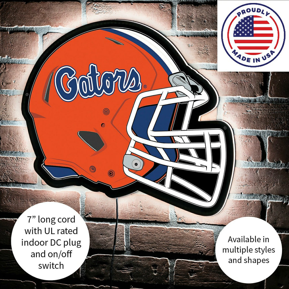 LED Wall Decor, Helmet, University of Florida - Collegiate Home