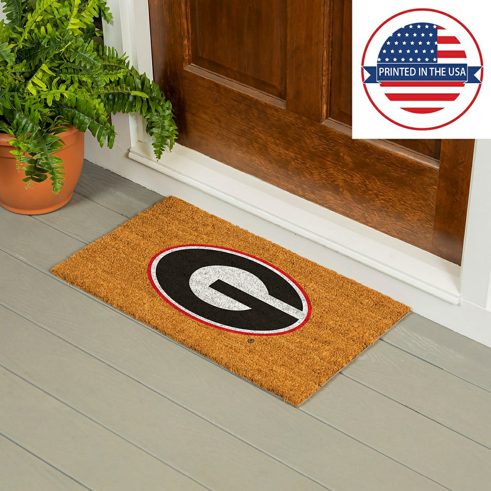 Coir Mat, 16"x28", University of Georgia - Collegiate