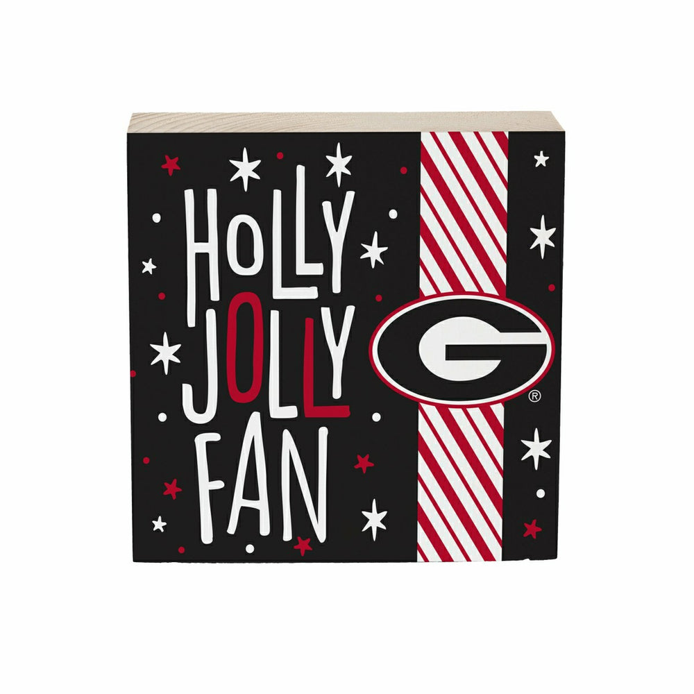 University of Georgia Block, Holiday, 6x6 - Collegiate Home