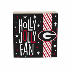 University of Georgia Block, Holiday, 6x6 - Collegiate Home