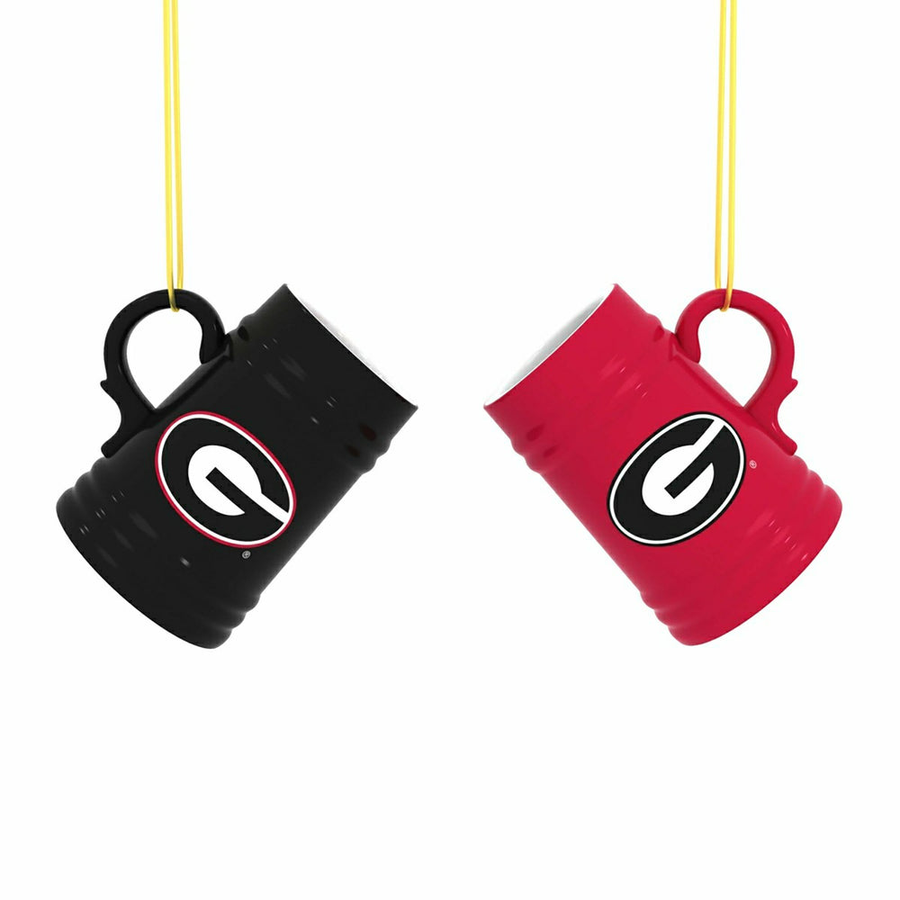 University of Georgia Ceramic Mini Stein, 3oz, set of 2 - Collegiate Home