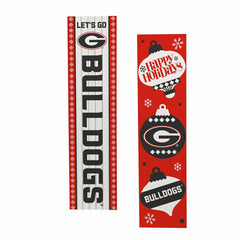47" Double Sided Leaner, University of Georgia, Christmas - Collegiate Home