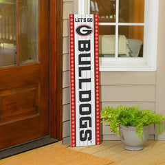47" Double Sided Leaner, University of Georgia, Christmas - Collegiate Home