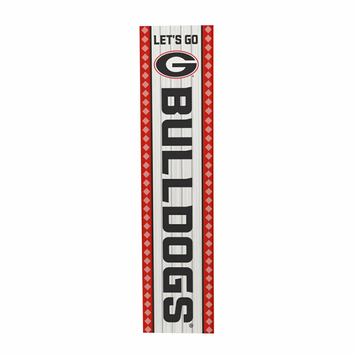 47" Double Sided Leaner, University of Georgia, Christmas - Collegiate Home