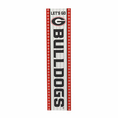 47" Double Sided Leaner, University of Georgia, Christmas - Collegiate Home