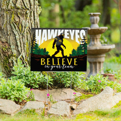 University of Iowa Yard Sign, Bigfoot - Collegiate Home