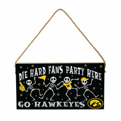 University of Iowa Halloween Wood Wall Sign, 6x11 - Collegiate Home