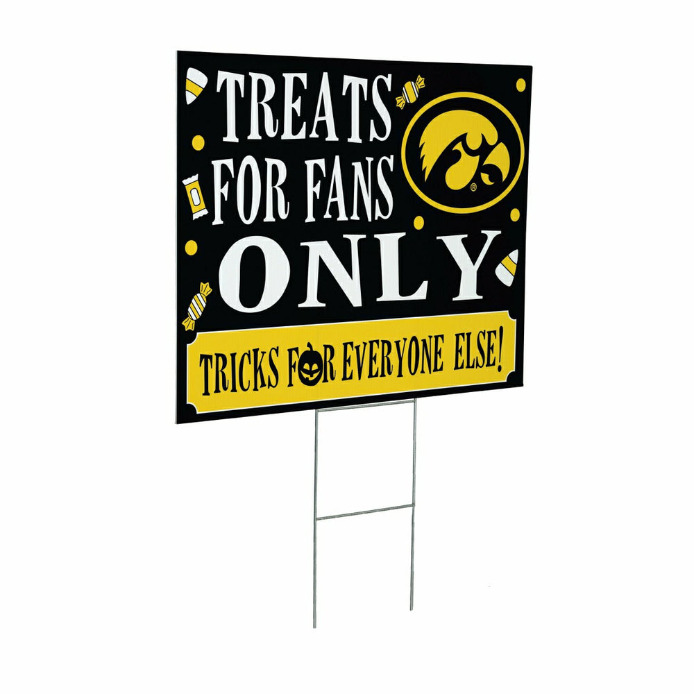 University of Iowa Yard Sign, Halloween Treats for Fans - Collegiate Home