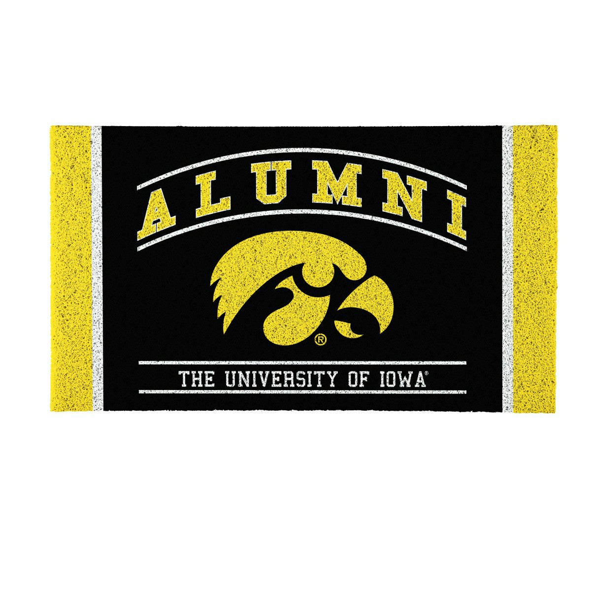 University of Iowa Alumni Mat, 28"x16" - Collegiate
