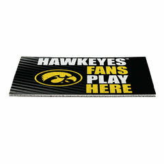 University of Iowa Fan Mat, 28"x16" - Collegiate