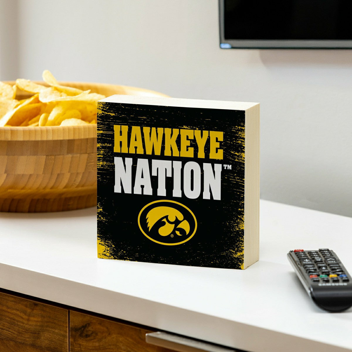 University of Iowa Plock, Down Home Fans, 6x6 - Collegiate Home