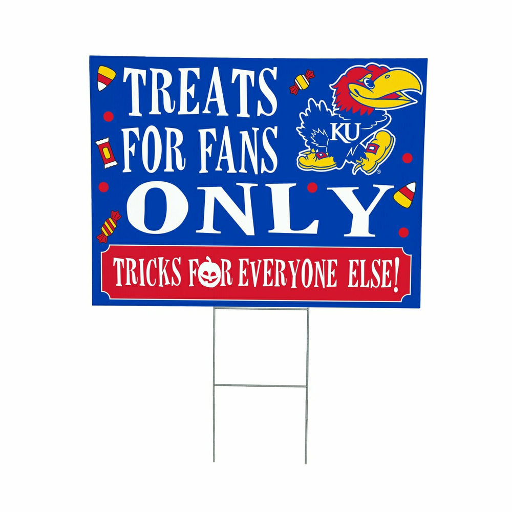 University of Kansas Yard Sign, Halloween Treats for Fans - Collegiate Home