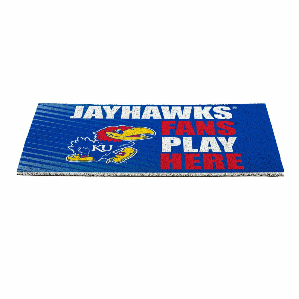 University of Kansas Fan Mat, 28"x16" - Collegiate