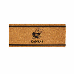 University of Kansas Extra Large One Color Coir Mat, 60"x24" - Collegiate