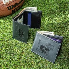 University of Kansas, Bi-Fold and Tri-Fold Wallet Gift Set, Black - Collegiate Home