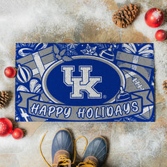 University of Kentucky Holiday PVC Mat, 28"x16" - Collegiate