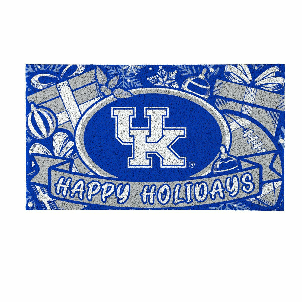 University of Kentucky Holiday PVC Mat, 28"x16" - Collegiate