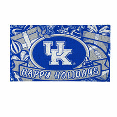 University of Kentucky Holiday PVC Mat, 28"x16" - Collegiate