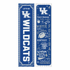 University of Kentucky 46" Double Sided Leaner, Winter Seasonal - Collegiate Home