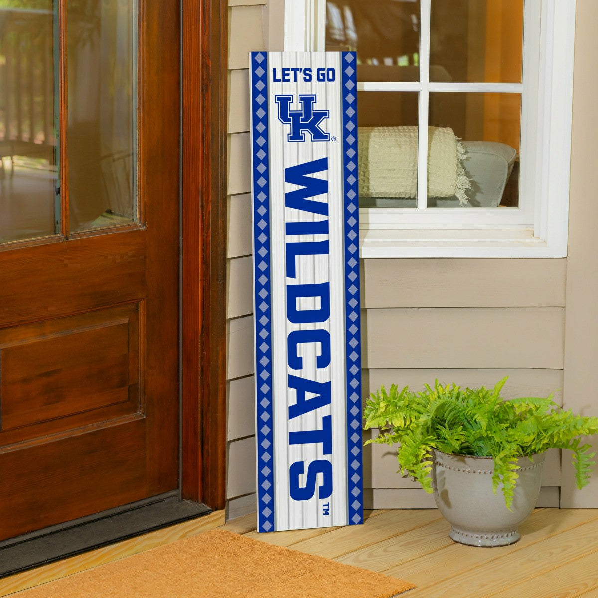 University of Kentucky 47" Double Sided Leaner, Christmas - Collegiate Home