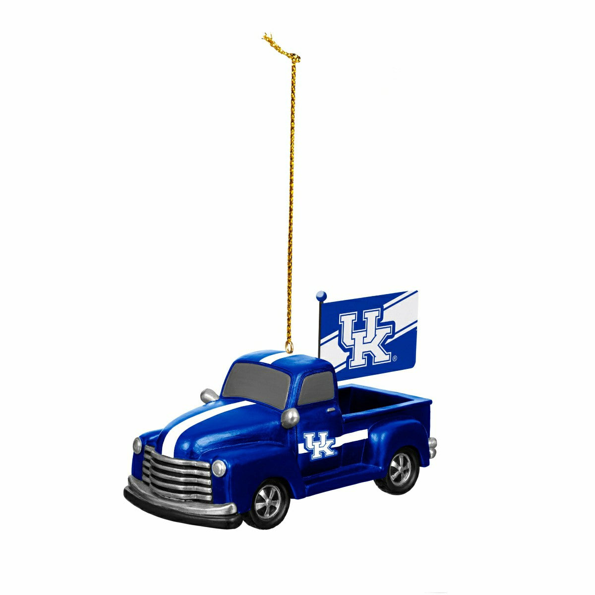 University of Kentucky Rally Truck Ornament, Set of 2 - Collegiate Home