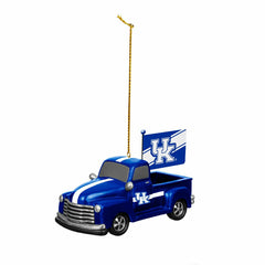 University of Kentucky Rally Truck Ornament, Set of 2 - Collegiate Home