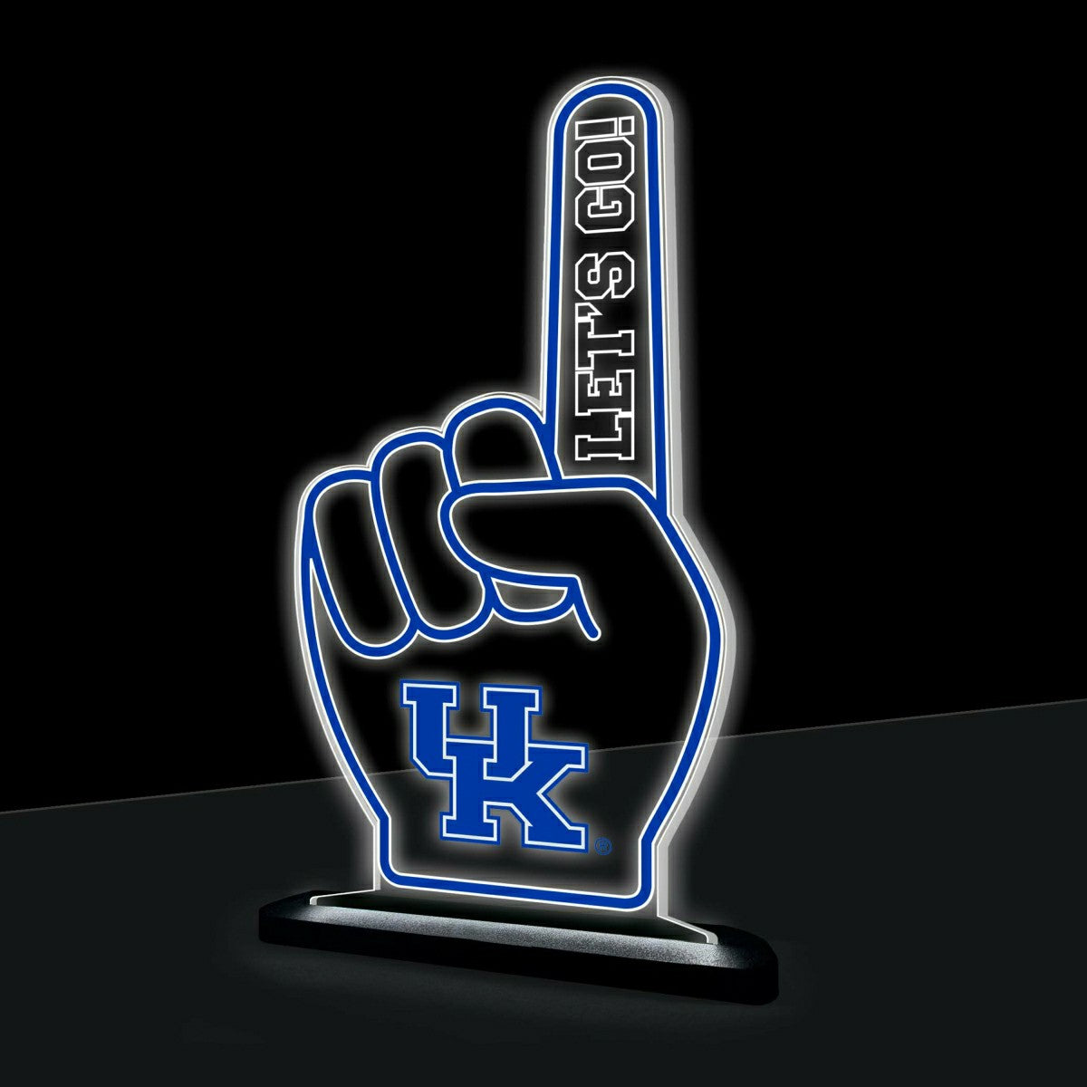 University of Kentucky College Foam Finger Desklite LED Decor - Collegiate Home