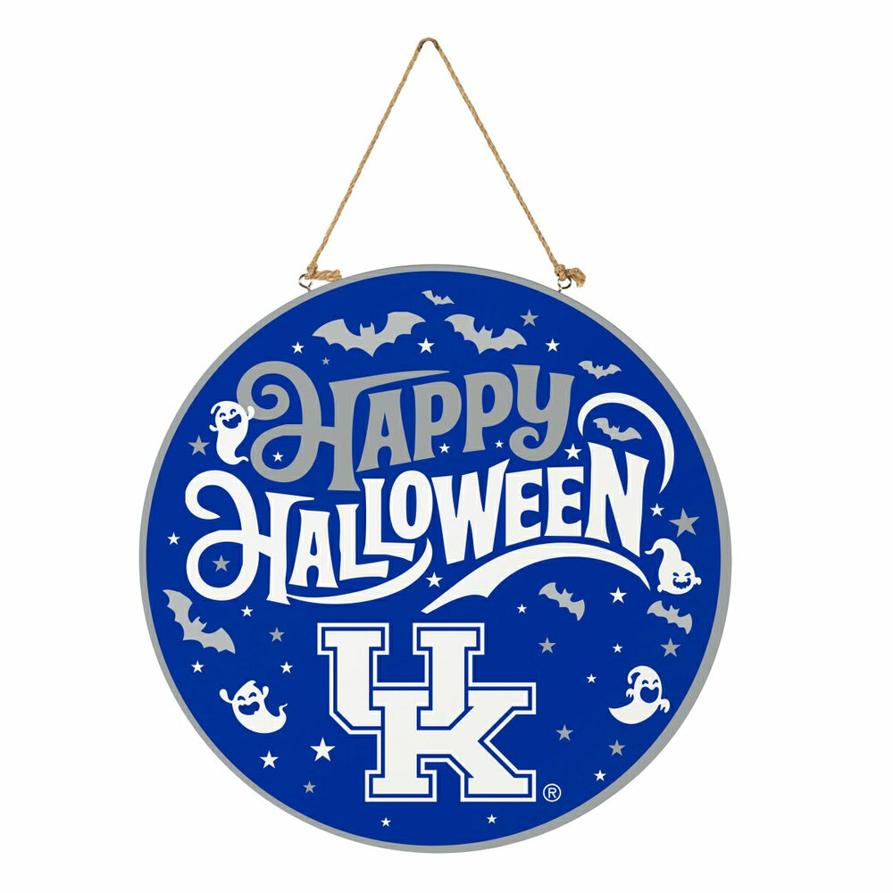 University of Kentucky Halloween Round Door Décor with Hanging Rope, 1 - Collegiate Home