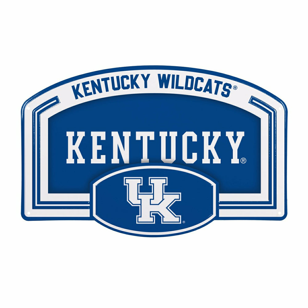 University of Kentucky USA Embossed Steel Wall Sign, 11" x 17" - Collegiate Home
