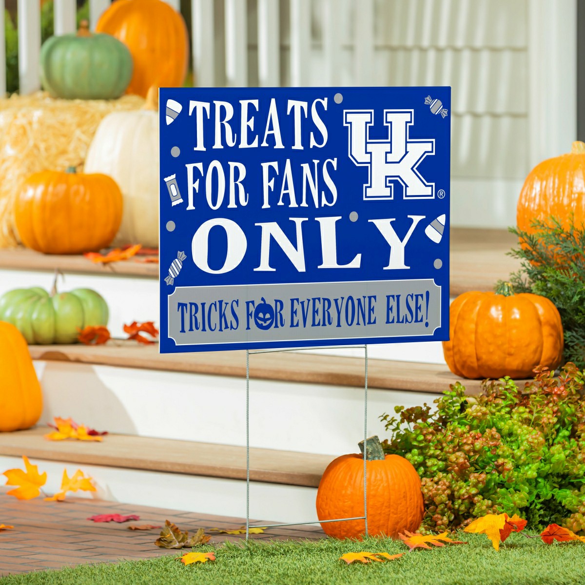 University of Kentucky Yard Sign, Halloween Treats for Fans - Collegiate Home
