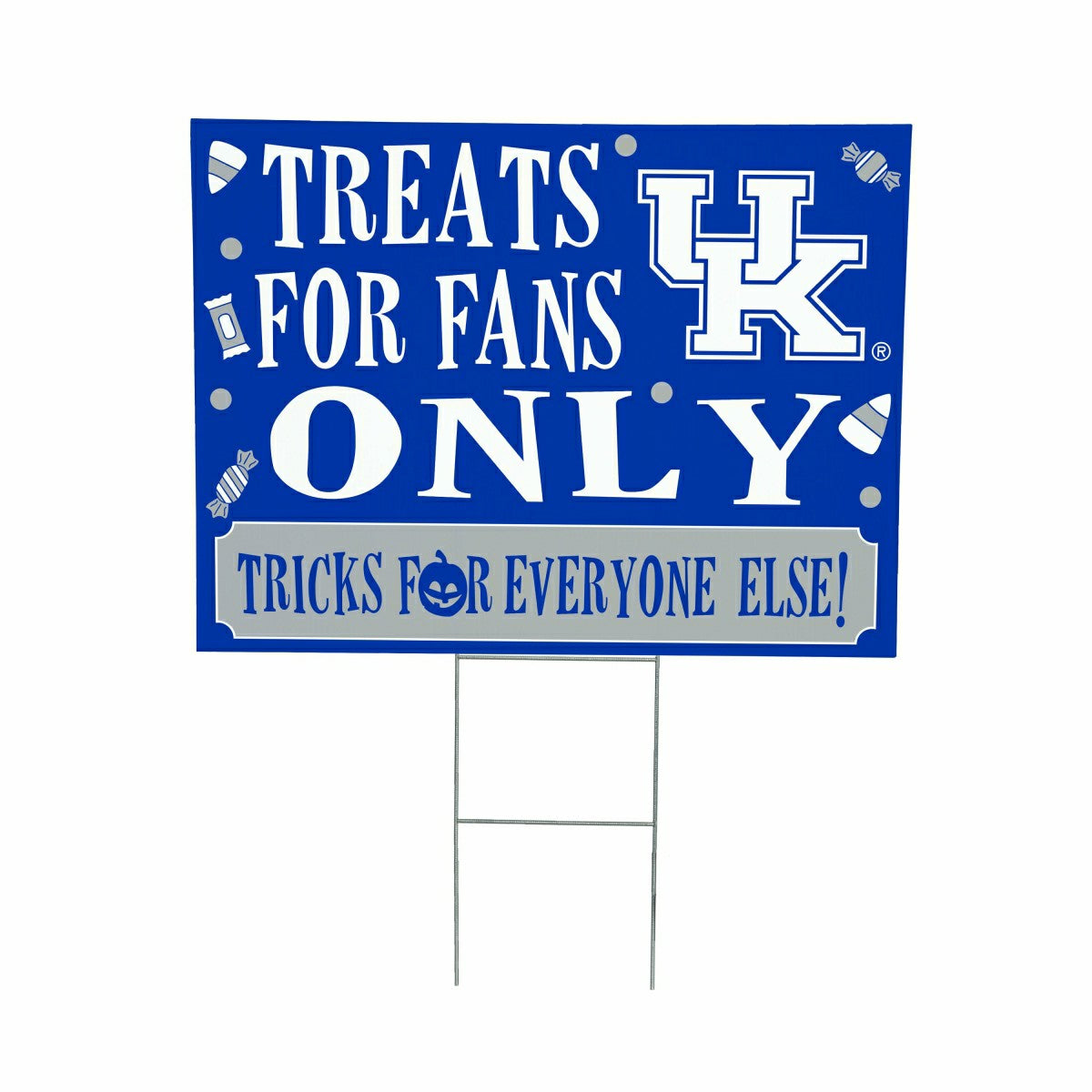 University of Kentucky Yard Sign, Halloween Treats for Fans - Collegiate Home
