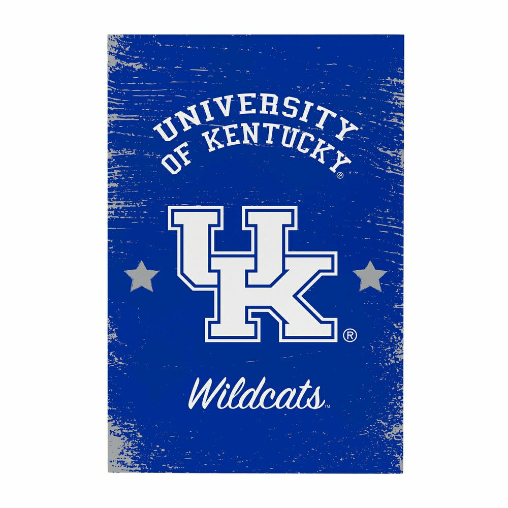 University of Kentucky Wood Wall Sign, 16x24 - Collegiate Home
