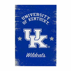 University of Kentucky Wood Wall Sign, 16x24 - Collegiate Home