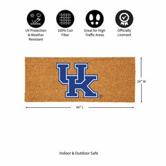 University of Kentucky Extra Large Full Color Coir Mat, 60"x24" - Collegiate
