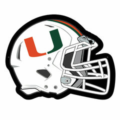 LED Wall Decor, Helmet, University of Miami - Collegiate Home