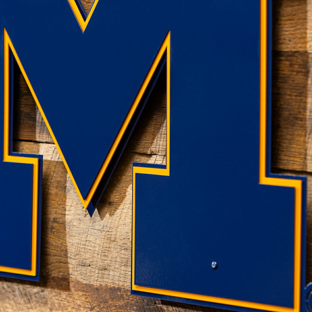 University Of Michigan Premier Metal Wall Art - Collegiate Home