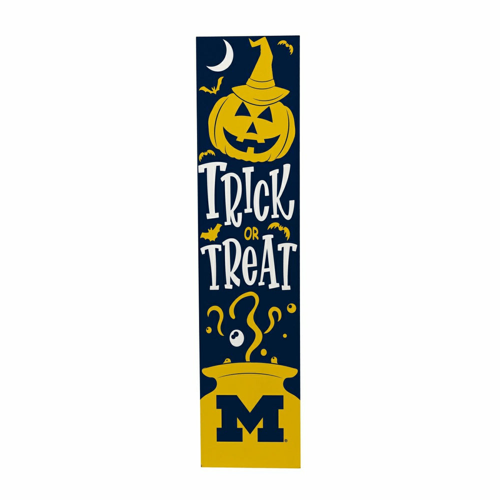 47" Double Sided Leaner, University Of Michigan, Halloween - Collegiate Home