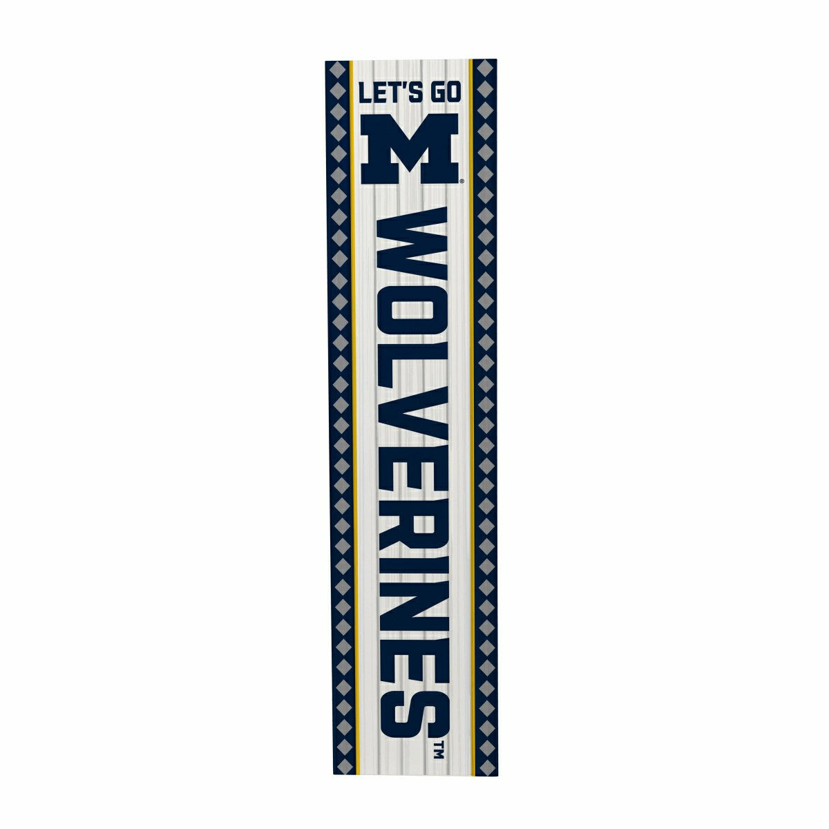47" Double Sided Leaner, University Of Michigan, Christmas - Collegiate Home