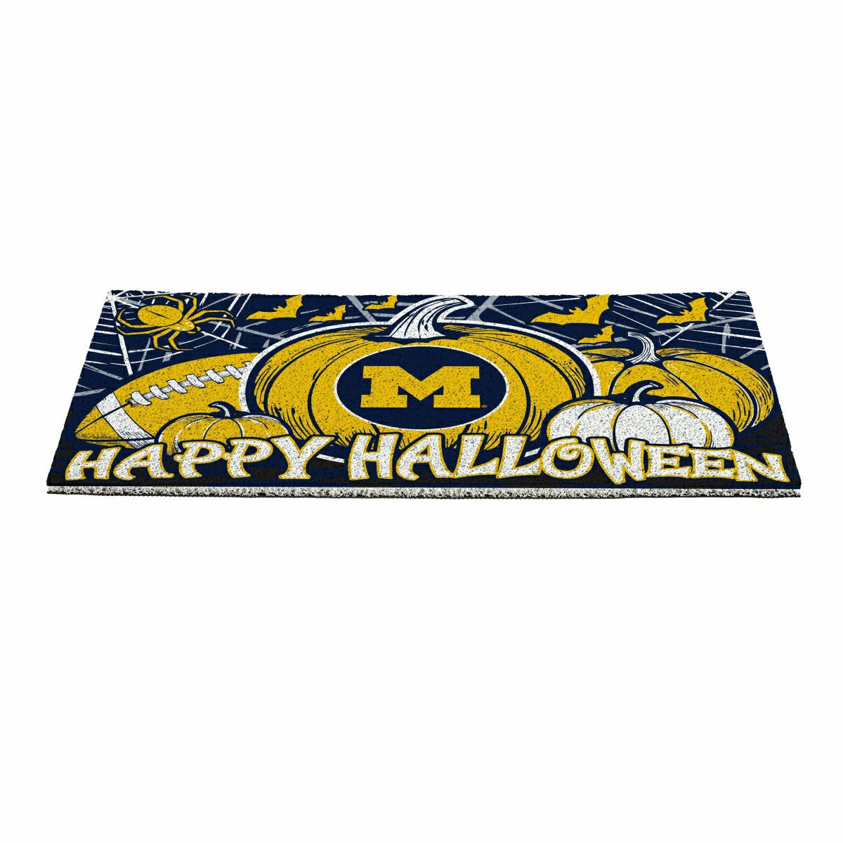 University Of Michigan Halloween PVC Mat, 28"x16" - Collegiate