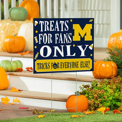 University Of Michigan Yard Sign, Halloween Treats for Fans - Collegiate Home
