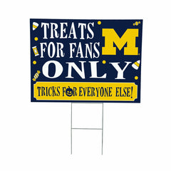 University Of Michigan Yard Sign, Halloween Treats for Fans - Collegiate Home