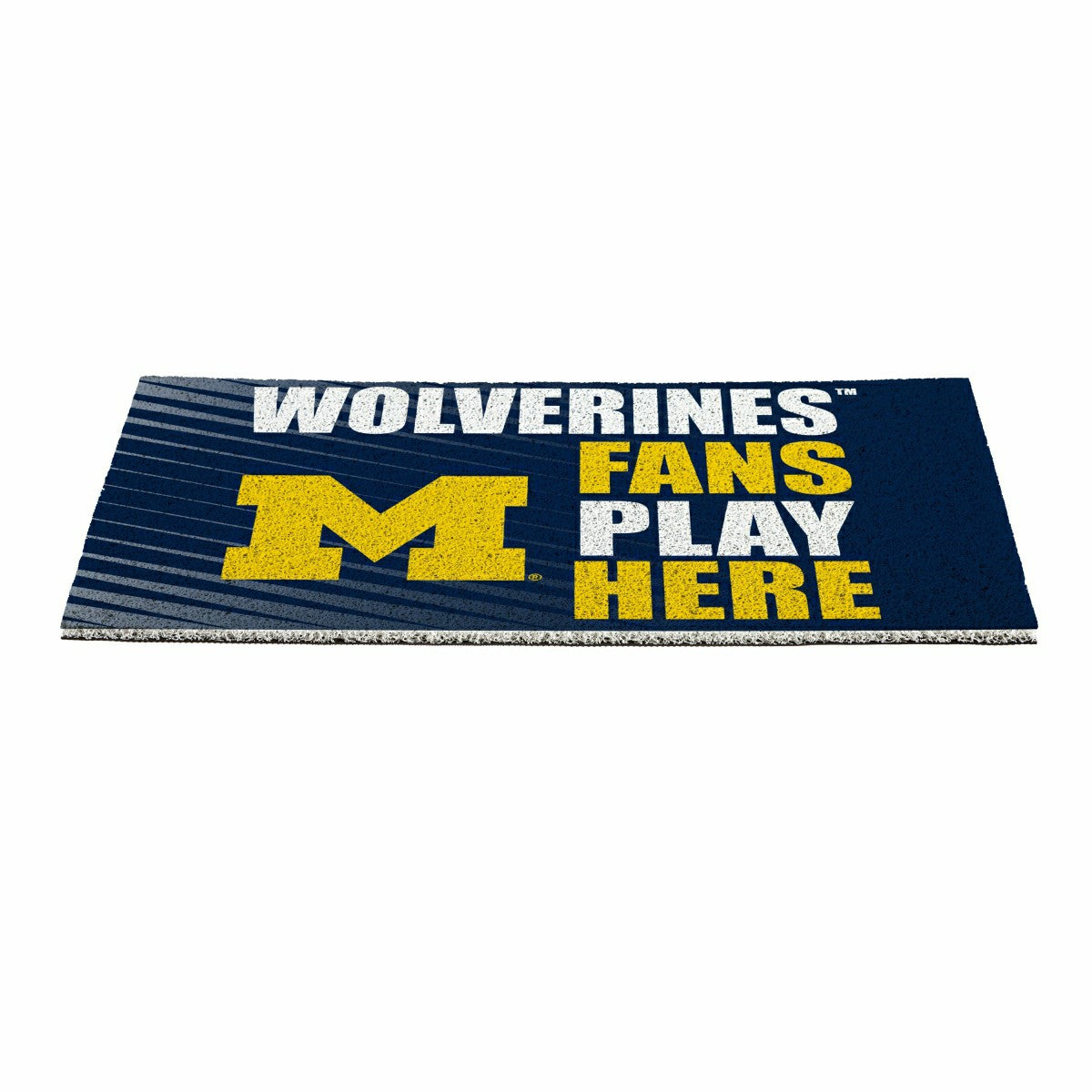 University Of Michigan Fan Mat, 28"x16" - Collegiate