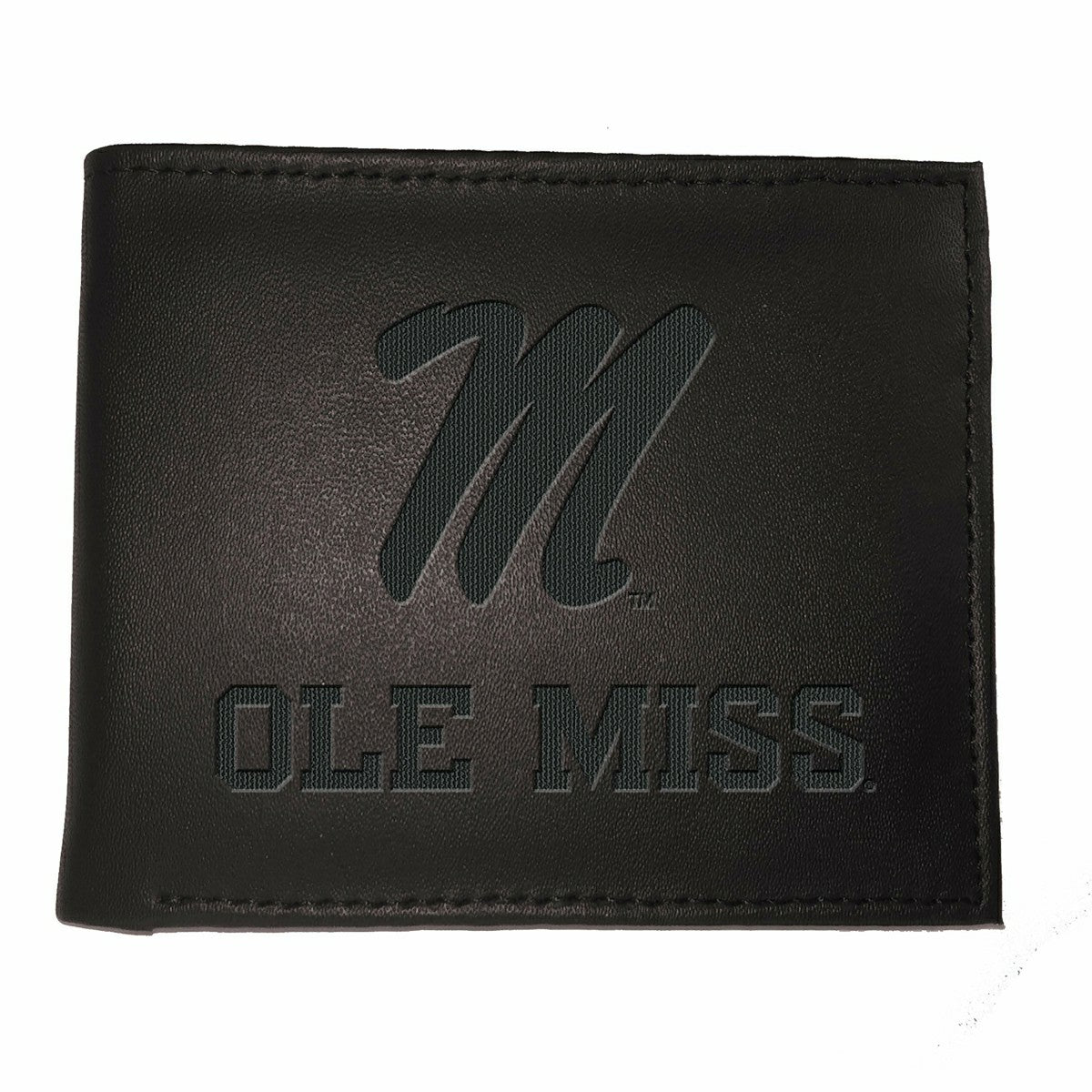University of Mississippi, Bi-Fold Wallet, Black - Collegiate Home