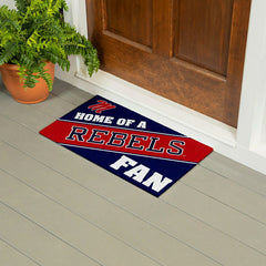 University of Mississippi, PVC Mat COLOR, Home of a Fan - Collegiate